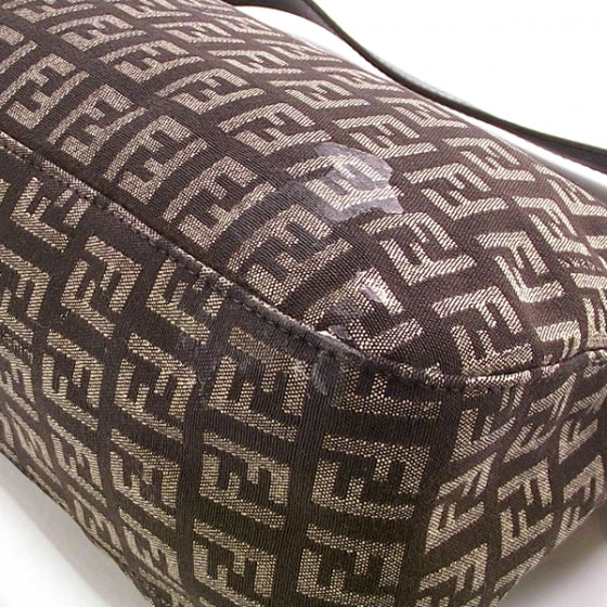 Fendi Zucchino Baguette Brown 6 of 10
