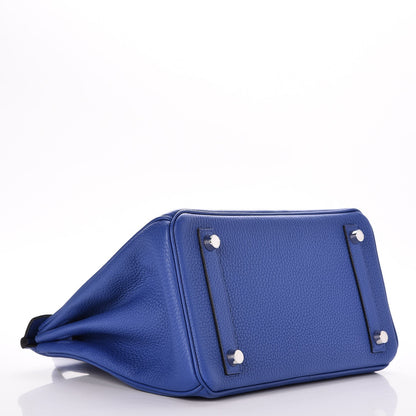 Hermes Togo Birkin 25 Bleu Electrique 5 of 34