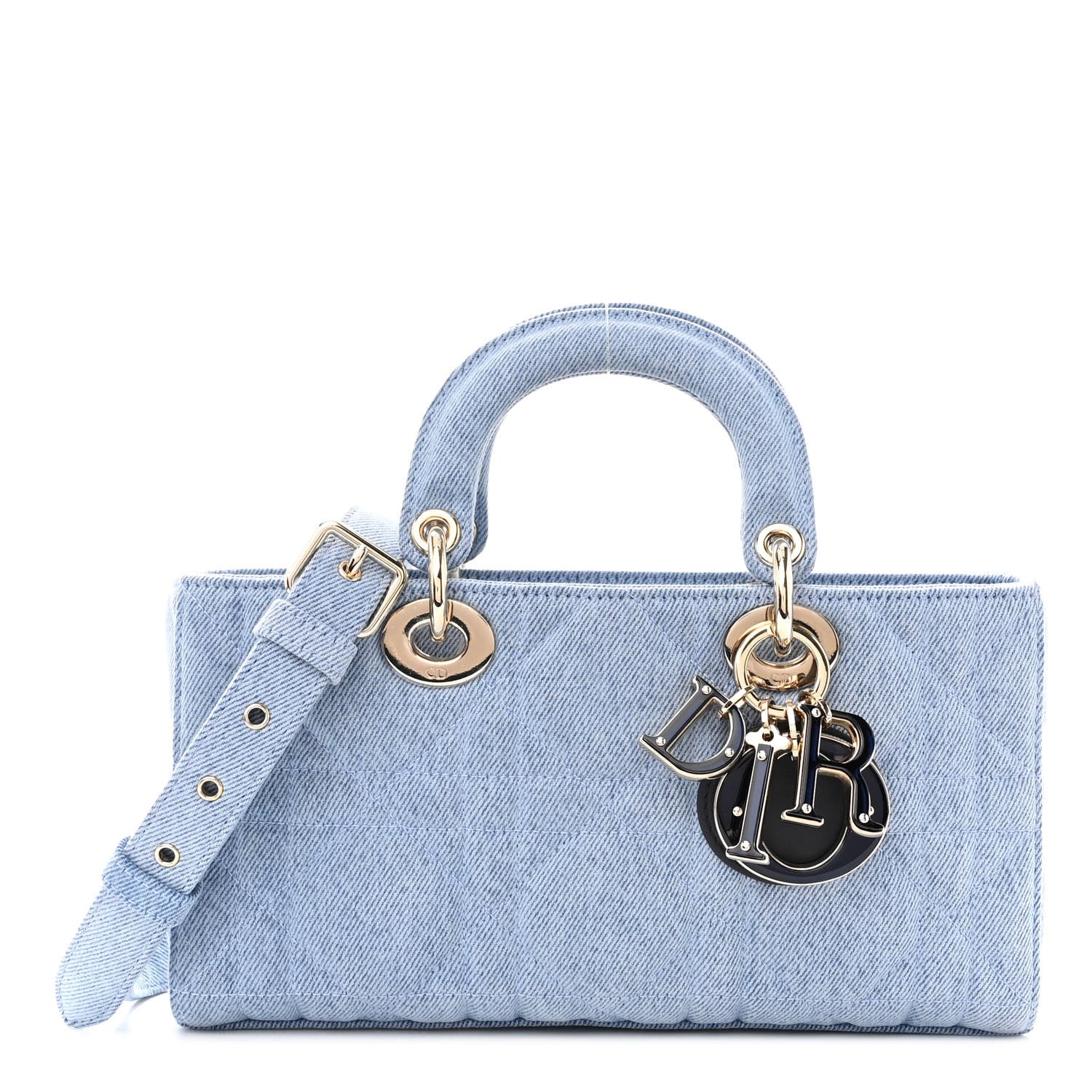 Christian Dior Denim Macrocannage Lady D-Joy Blue 1 of 9