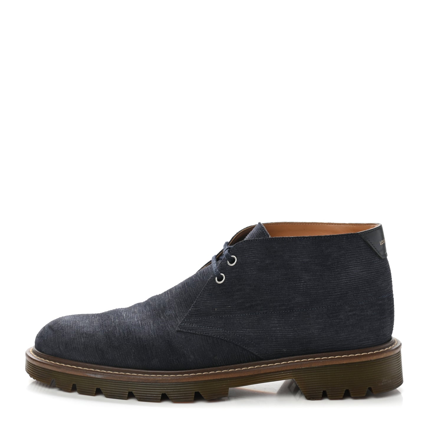 Epi Suede Mens Boots 7.5 Navy Blue