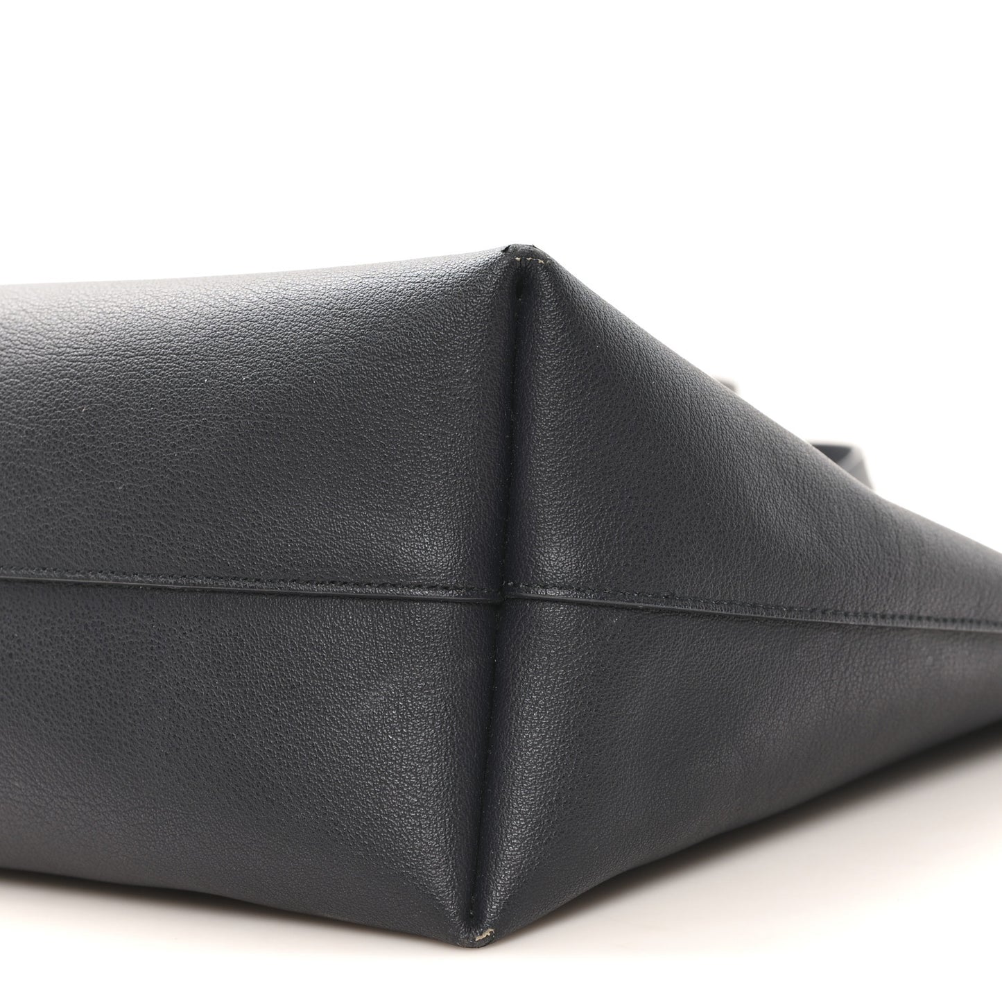 Calfskin Large Shopping Tote Navy