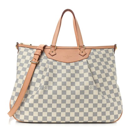 Louis Vuitton Damier Azur Siracusa GM 1 of 10