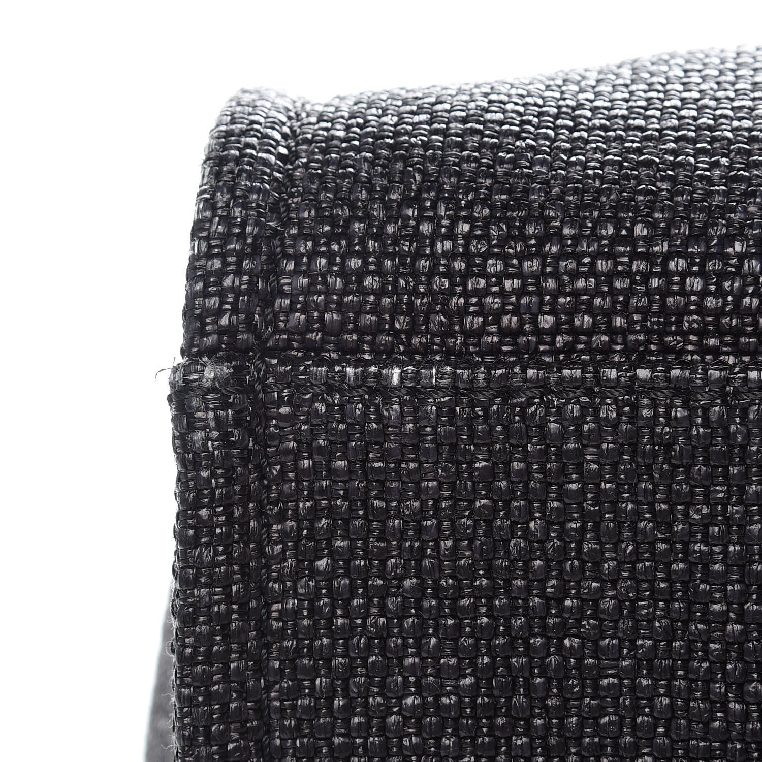 Chanel Woven Straw Raffia Large Deauville Tote Black 13 of 14
