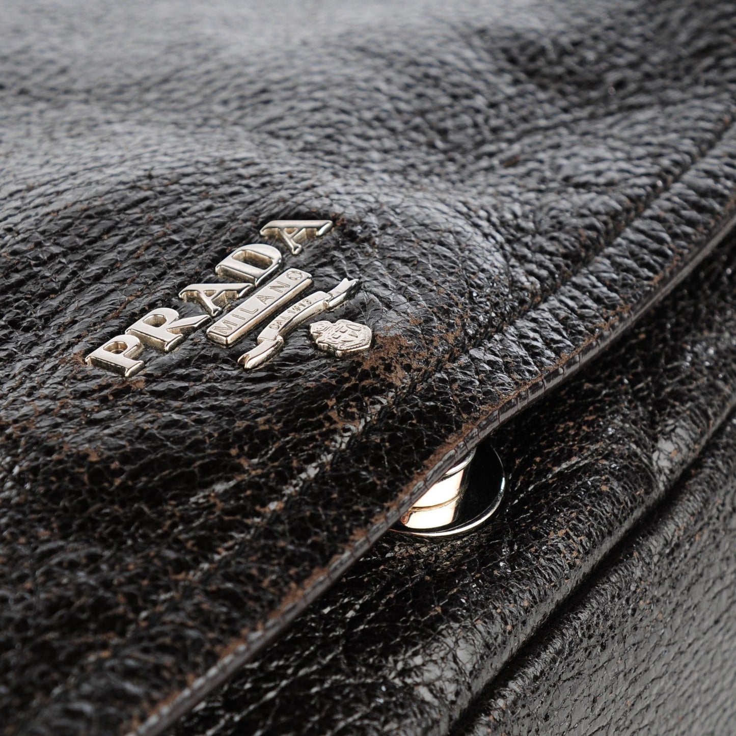 Cervo Lux Chain Flap Ebano