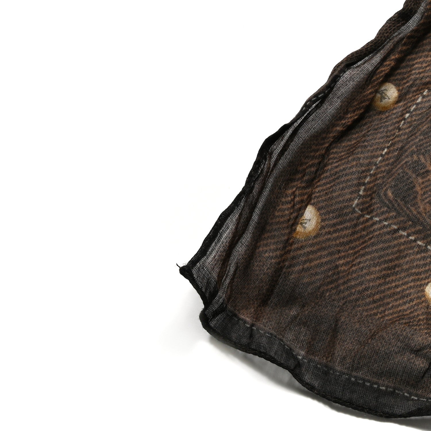 Louis Vuitton Cotton Monogram New Denim Bandana 4 of 5
