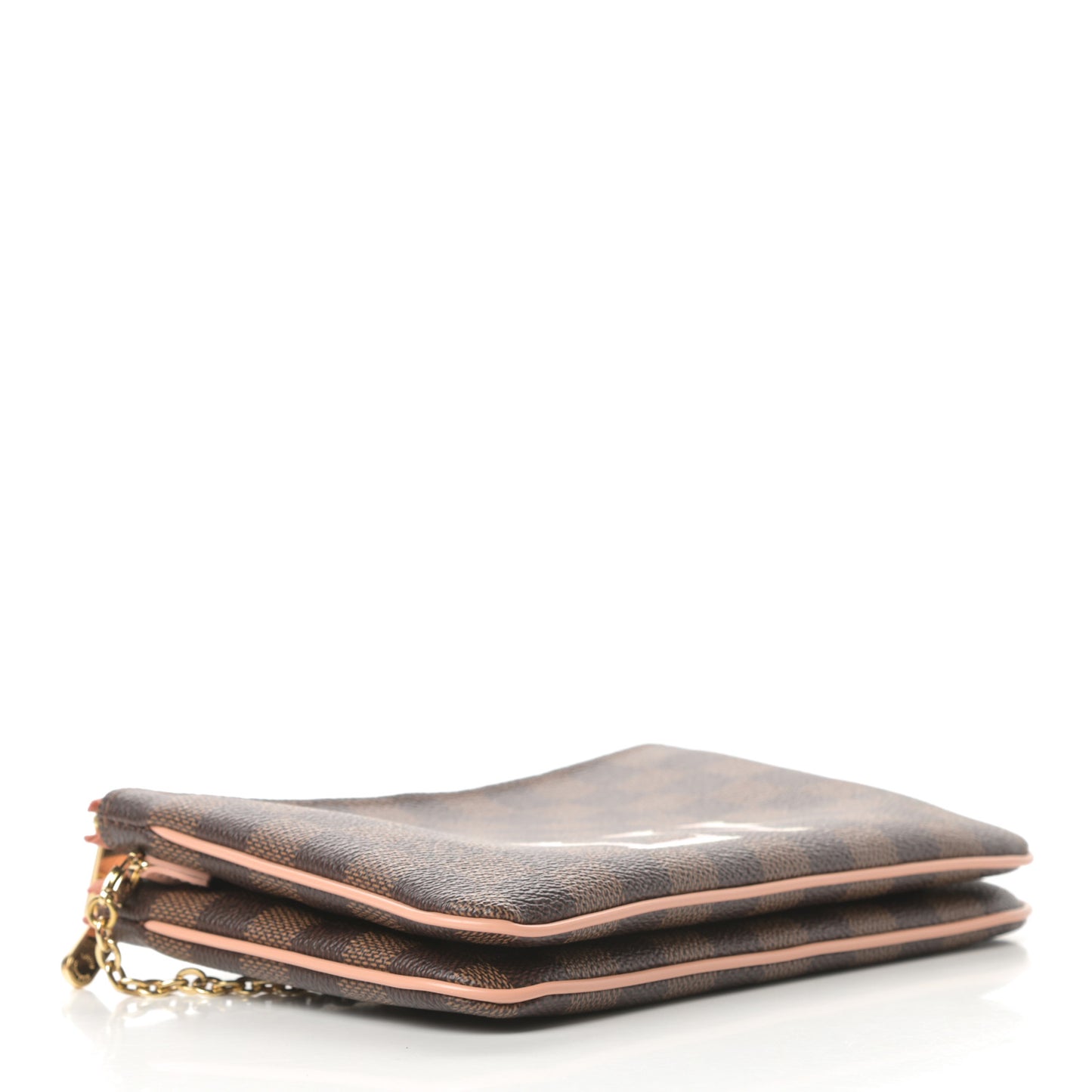 Damier Ebene Double Zip Pochette