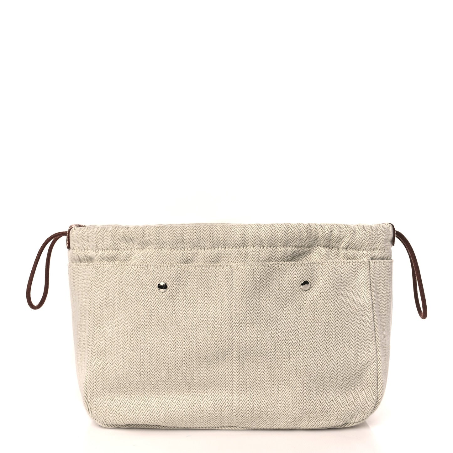Canvas Barenia Fourbi 25 MM Pouch Naturel Fauve