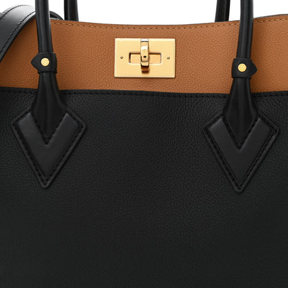 Louis Vuitton Calfskin Monogram On My Side Black 7 of 9