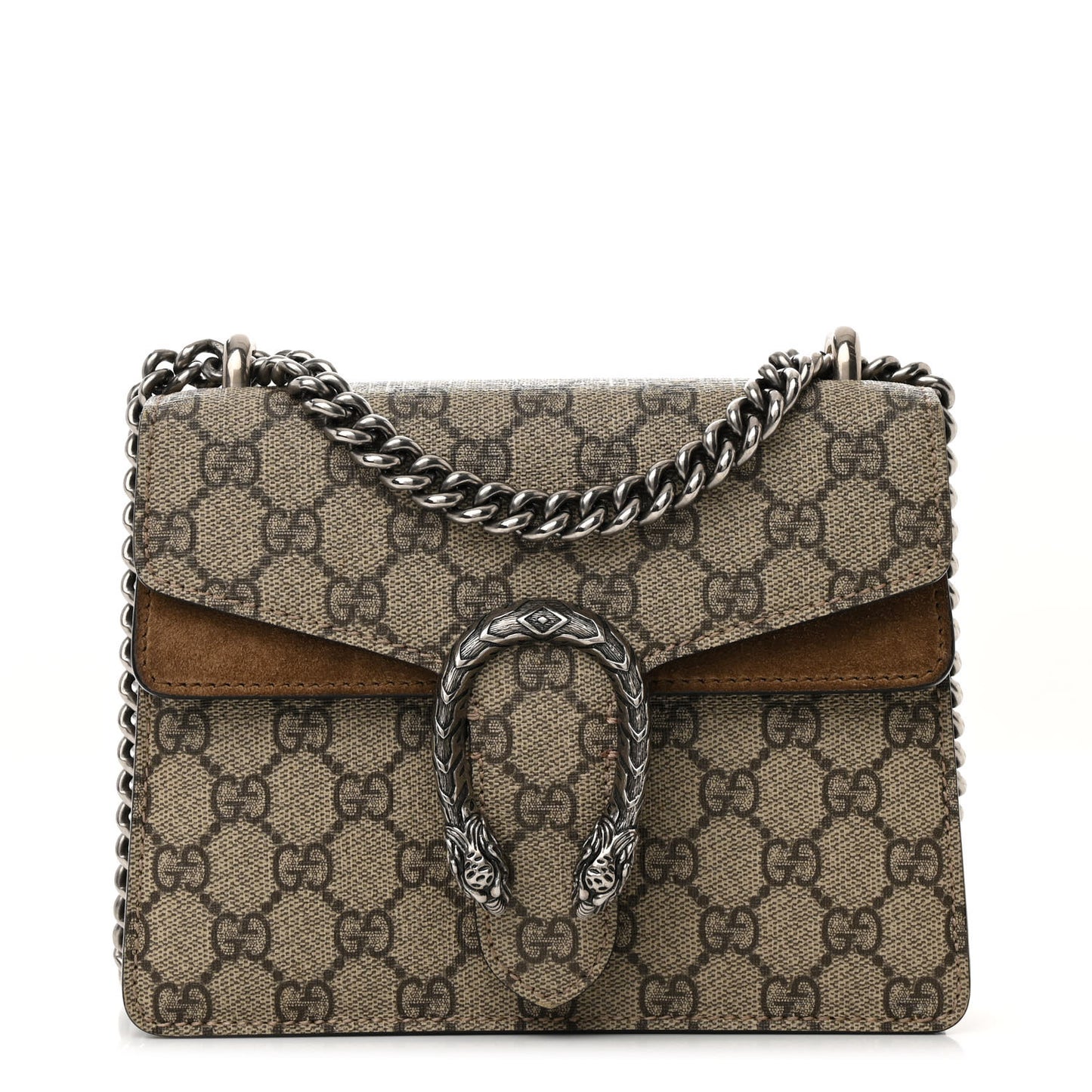 GG Supreme Monogram Mini Dionysus Shoulder Bag Taupe