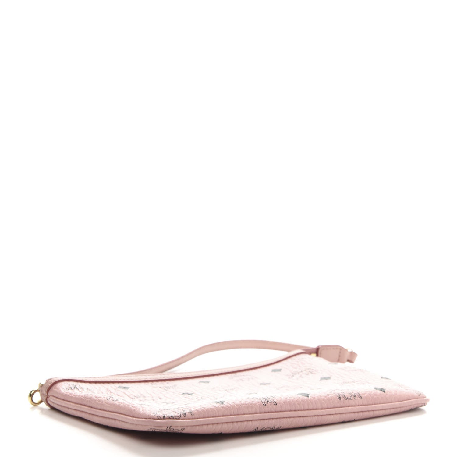 MCM Visetos Liz Shopper Tote Pouch Light Pink 4 of 8