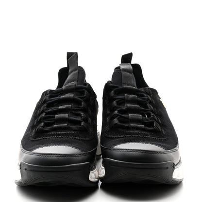 Chanel Velvet Calfskin Mixed Fibers CC Sneakers 39 Black 2 of 9