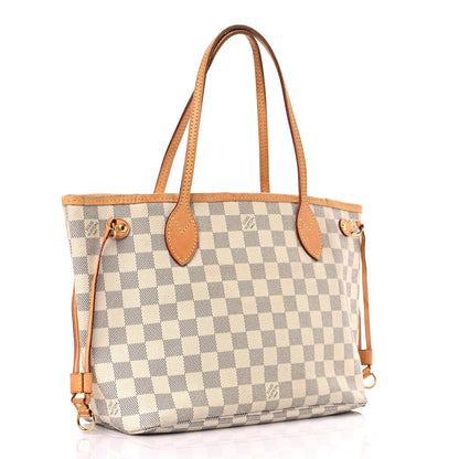 Louis Vuitton Damier Azur Neverfull PM 3 of 24