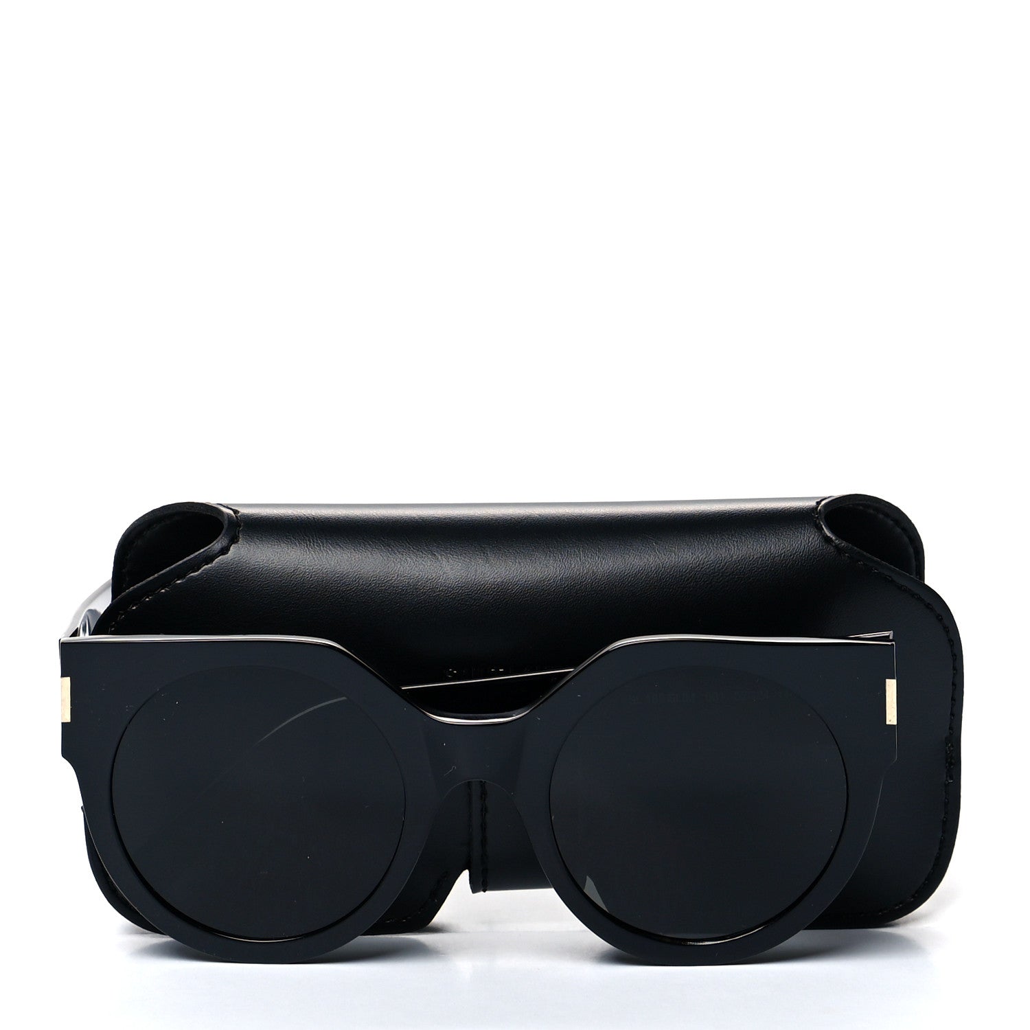 Saint Laurent Acetate Sunglasses SL 185 Slim Black 8 of 8