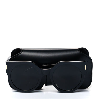 Saint Laurent Acetate Sunglasses SL 185 Slim Black 8 of 8