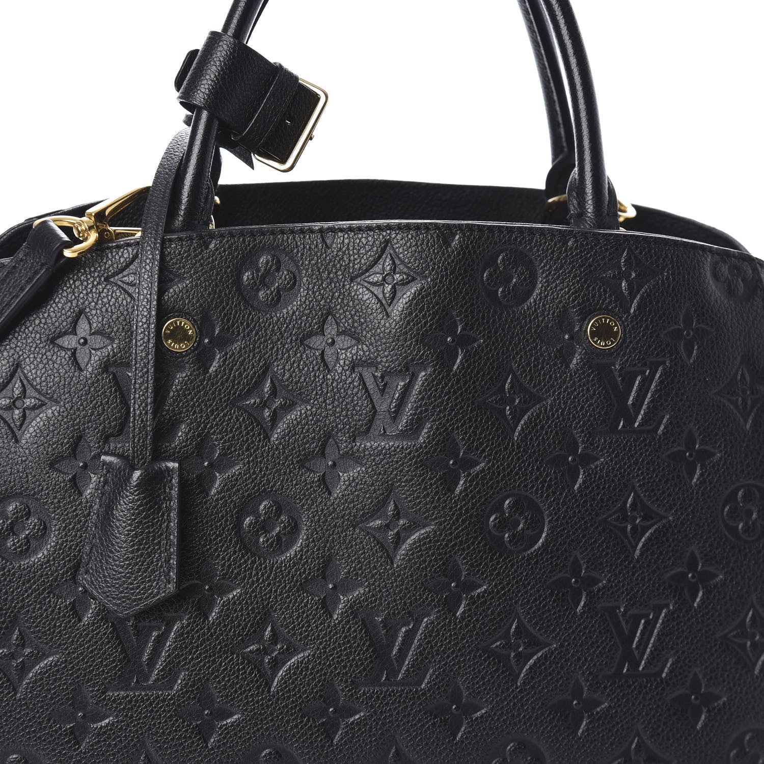 Louis Vuitton Empreinte Montaigne MM Black 7 of 9