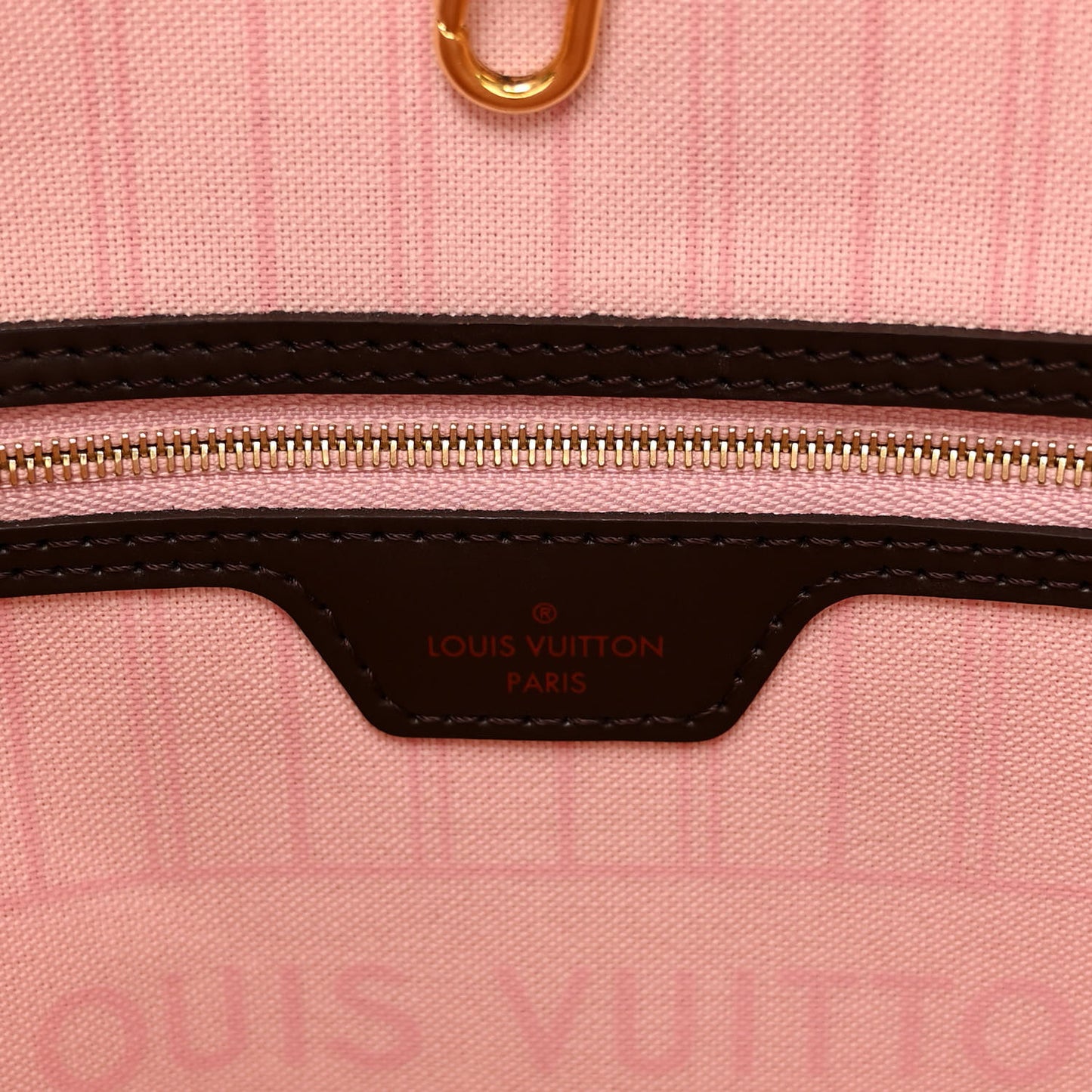 Damier Ebene Neo Neverfull MM Rose Ballerine