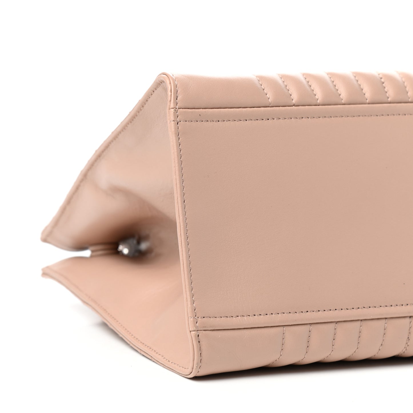 Soft Calfskin Impunture Diagramme Tote Cipria