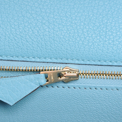 Hermes Taurillon Clemence Kelly Retourne 28 Bleu Saint Cyr 13 of 30