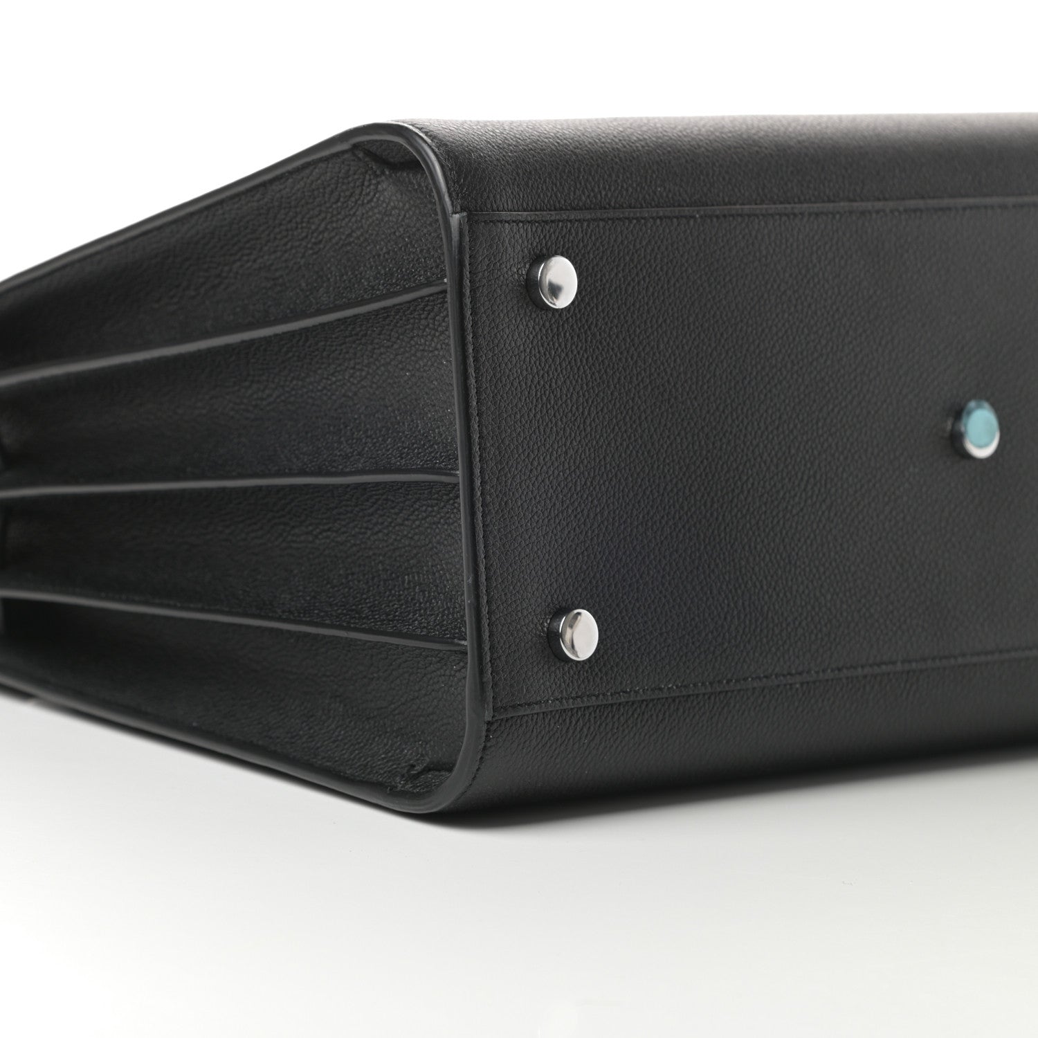 Saint Laurent Grained Calfskin Small Sac De Jour Black 9 of 12