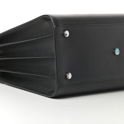 Saint Laurent Grained Calfskin Small Sac De Jour Black 9 of 12