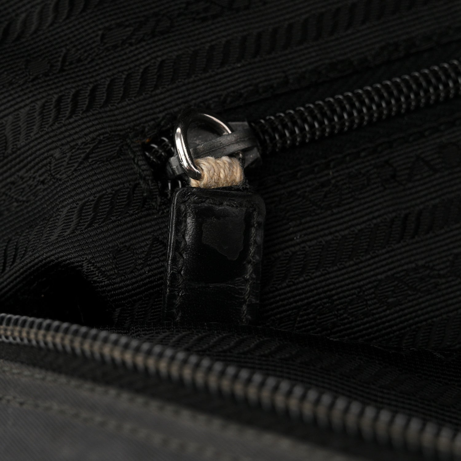 Prada Tessuto Nylon Shoulder Bag  Black 18 of 21