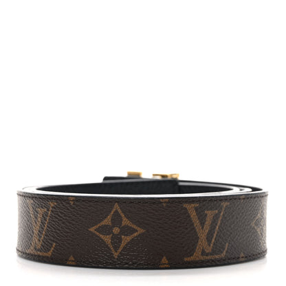 Louis Vuitton Calfskin Monogram 30mm LV Initiales Reversible Belt 90 36 Black 2 of 5