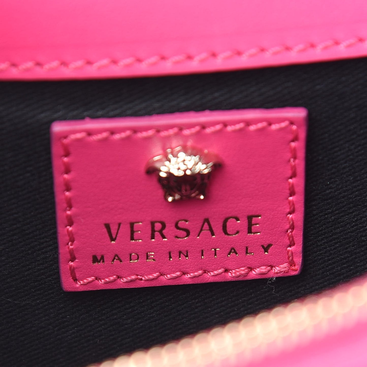Grained Calfskin Palazzo Chain Evening Bag Pink
