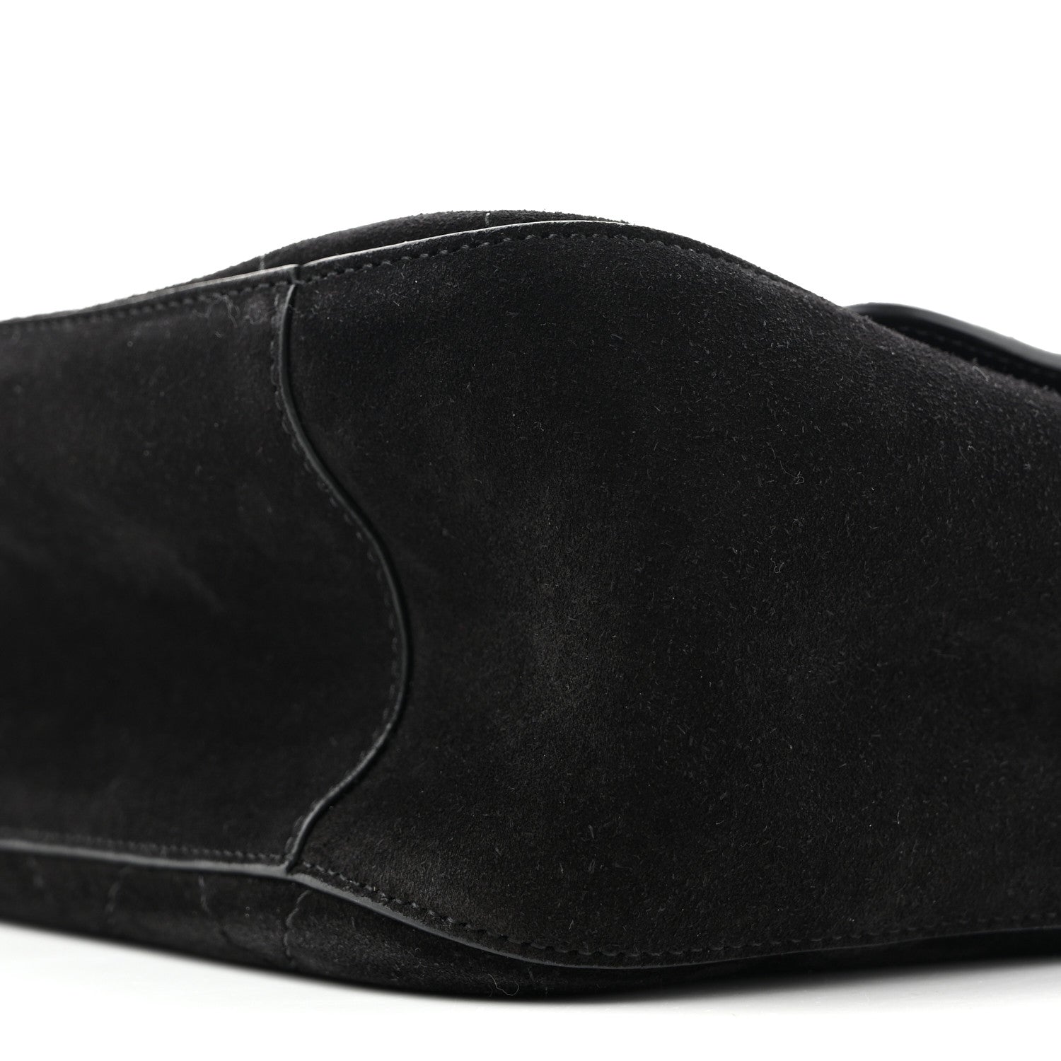 Chanel Suede Calfskin Small Souplissimo Maxi Flap Black 10 of 12
