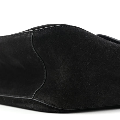 Chanel Suede Calfskin Small Souplissimo Maxi Flap Black 10 of 12