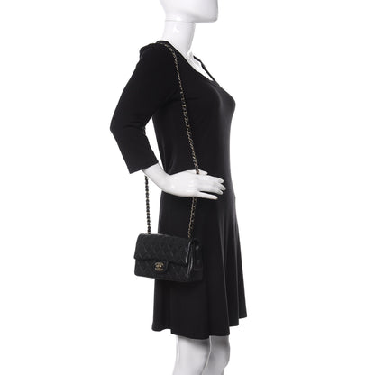 Chanel Lambskin Quilted Mini Rectangular Flap Black 2 of 11