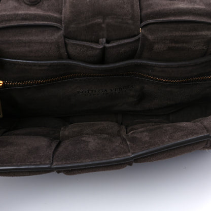 Bottega Veneta Suede Maxi Intrecciato Padded Chain Cassette Crossbody Bag Fondant 5 of 7