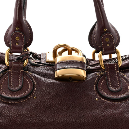 Chloe Calfskin Medium Paddington Satchel Chocolate 8 of 13