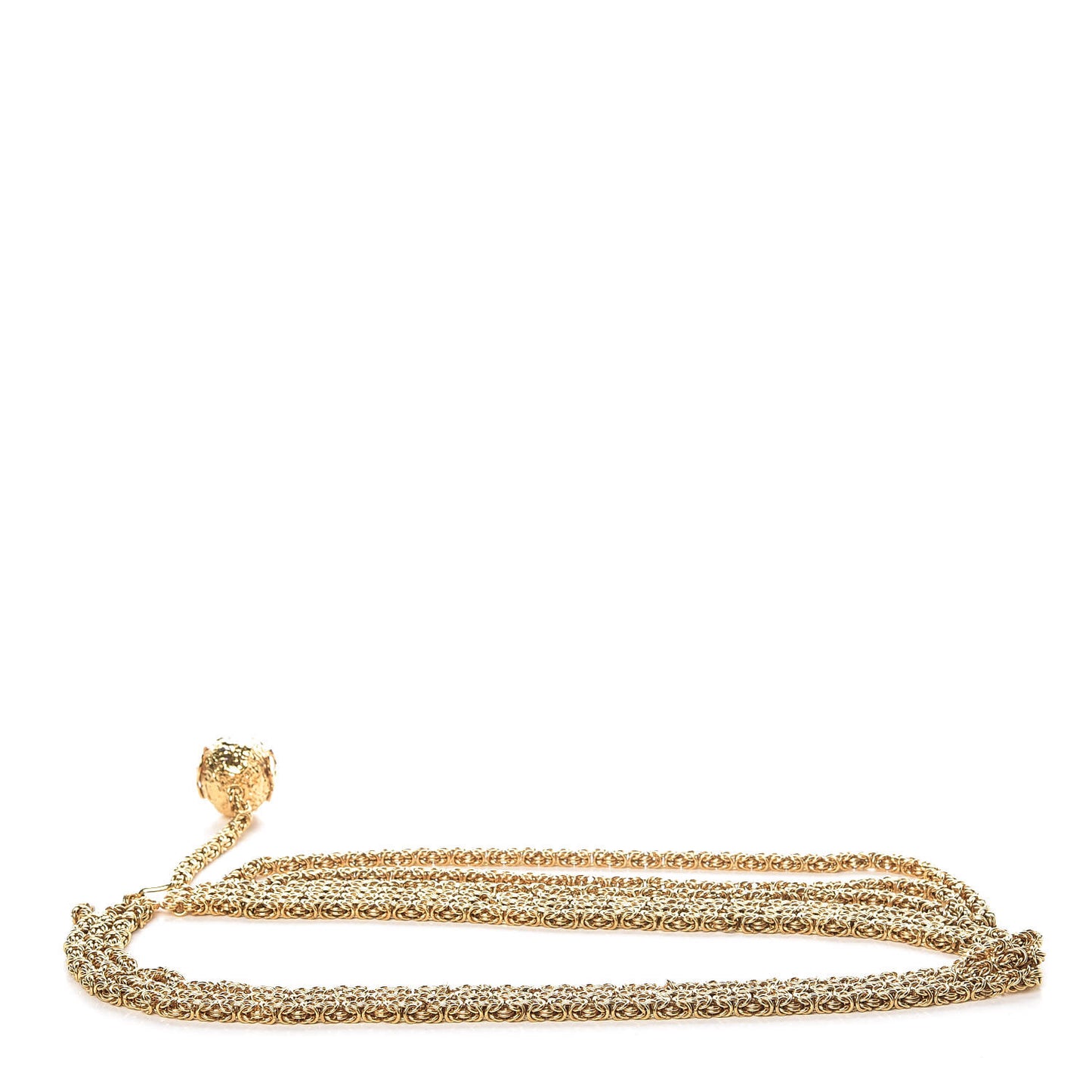 Multi Strand Chain Belt Gold