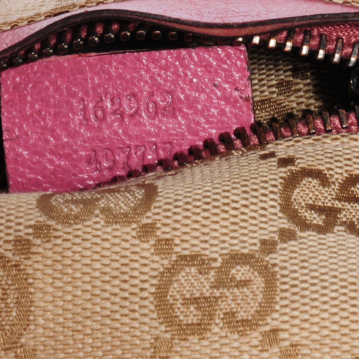 GG Monogram Web Double Pocket Belt Bag Pink