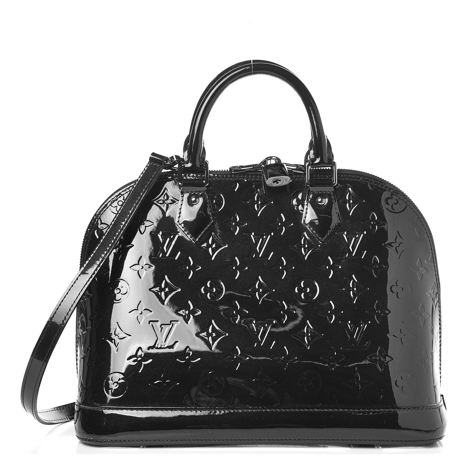 Louis Vuitton Vernis Alma PM Noir Magnetique 1 of 8