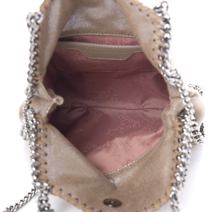 Stella McCartney Shaggy Deer Mini Falabella Fold Over Tote Taupe 6 of 11