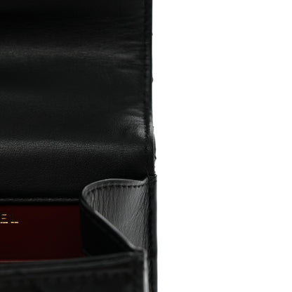 Chanel Lambskin Quilted Vertical Perfect Fit Flap With Chain Black 12 of 12