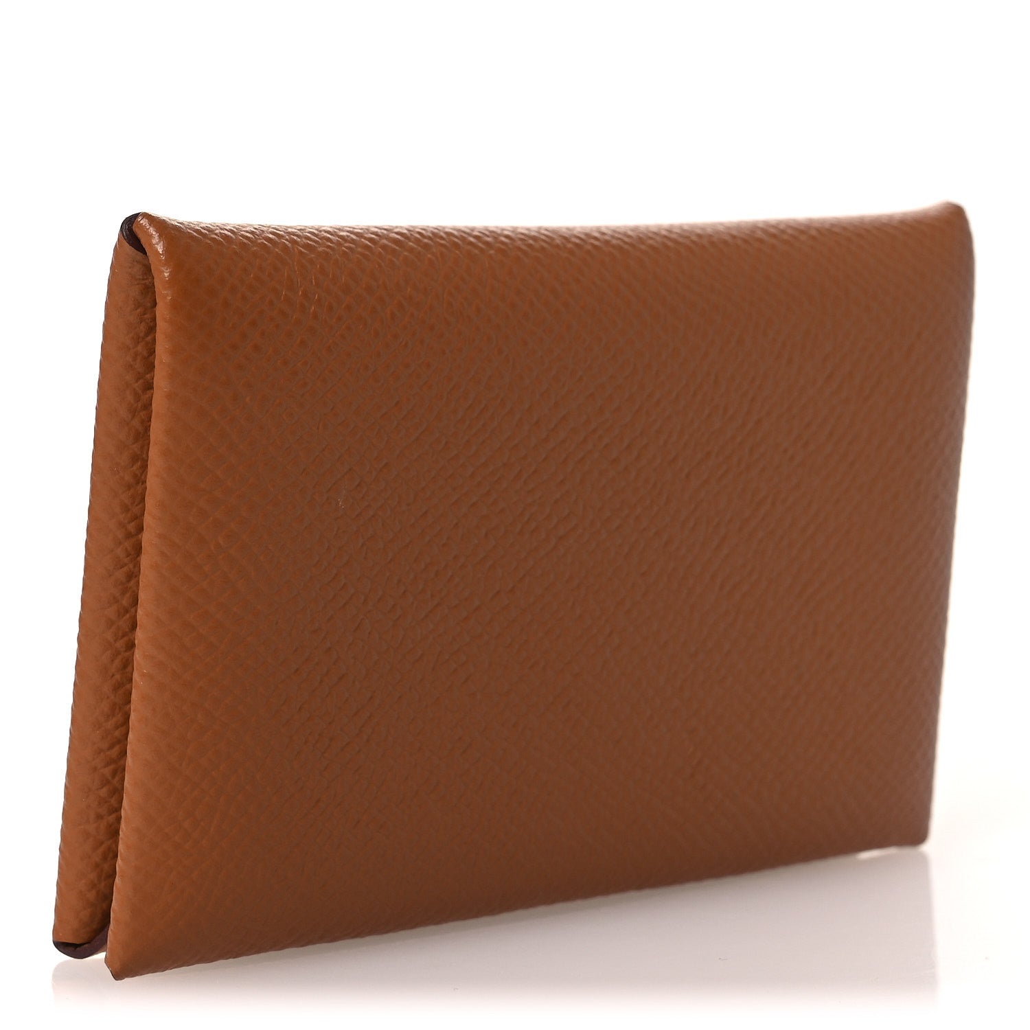 Hermes Epsom Calvi Card Case Gold 3 of 8