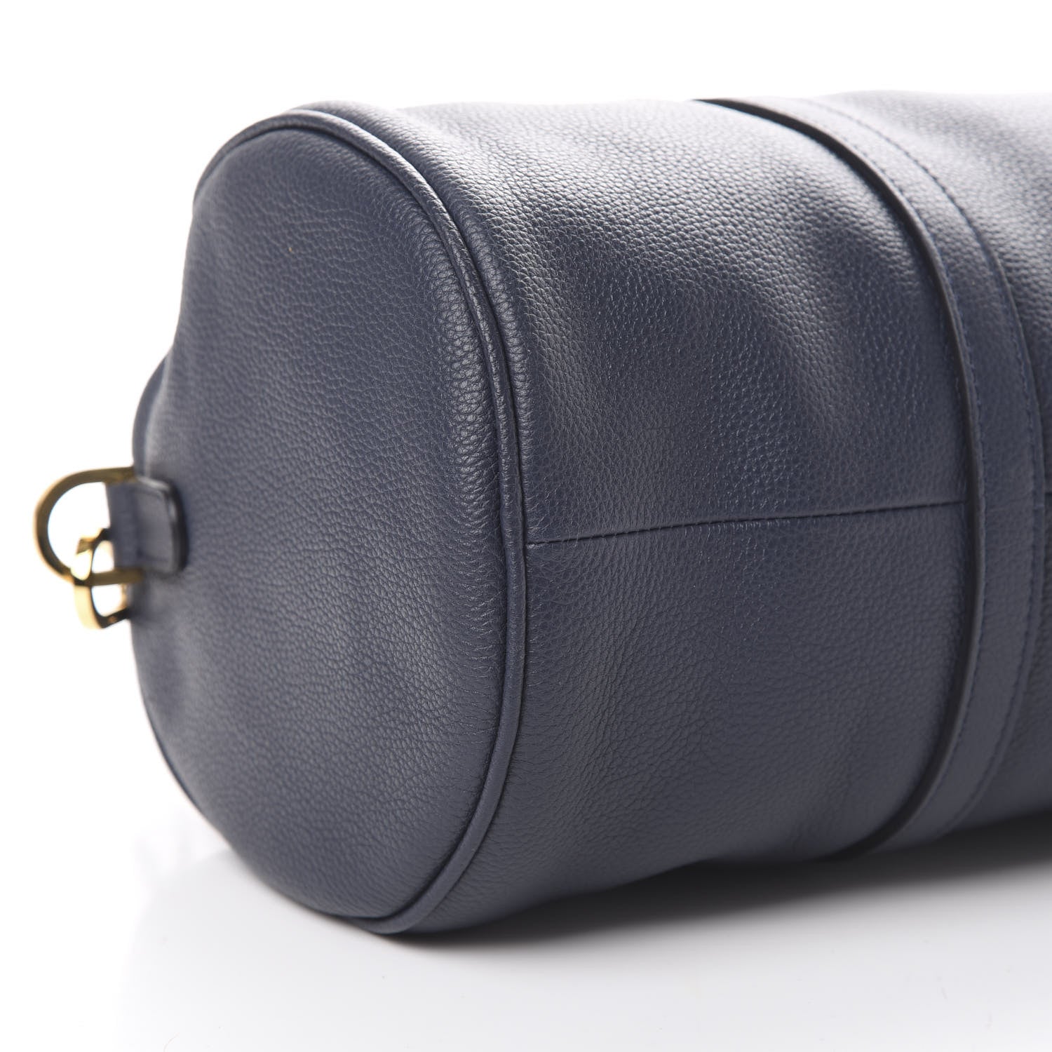 Mansur Gavriel Pebbled Lambskin Mini Duffel Bag Blu 7 of 8