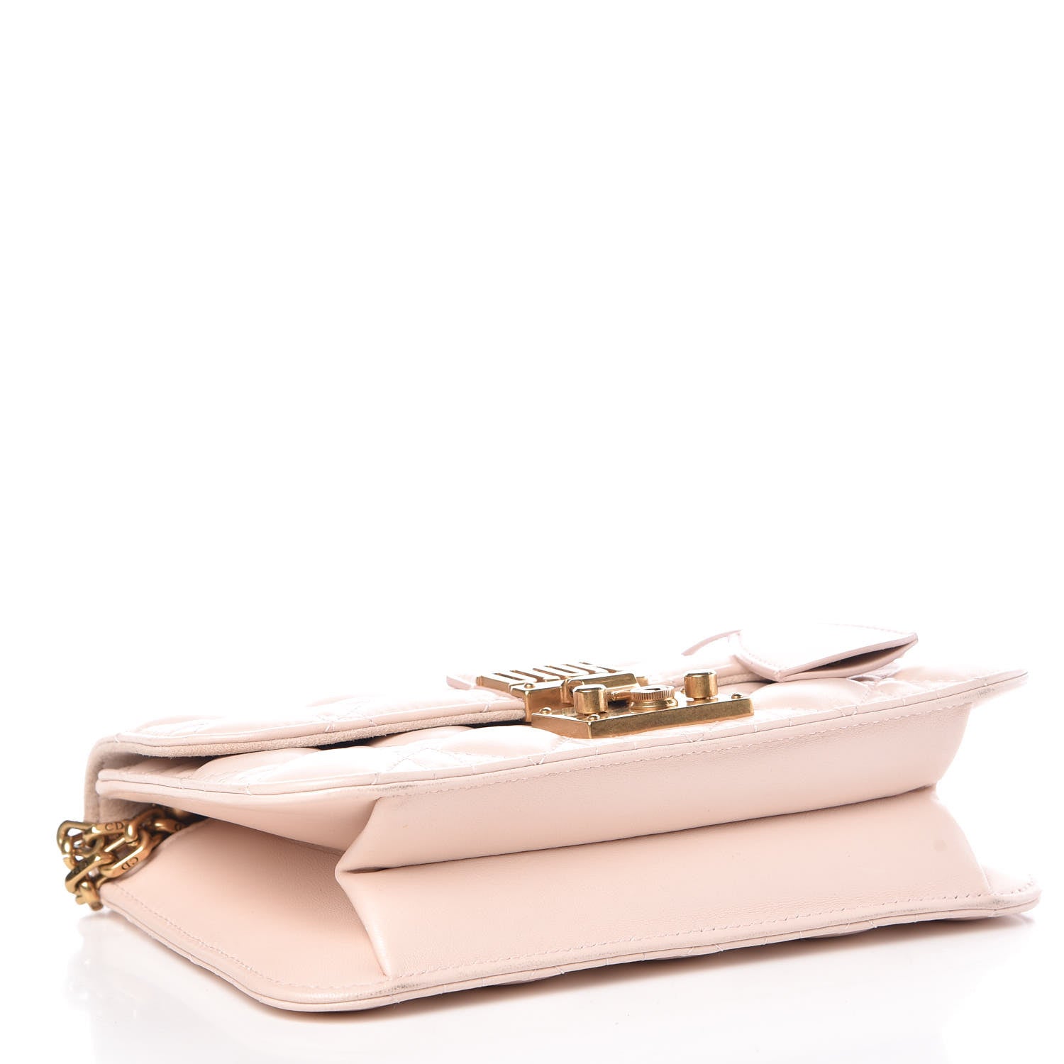Christian Dior Lambskin Cannage Small Dioraddict Flap Rose Poudre 4 of 11