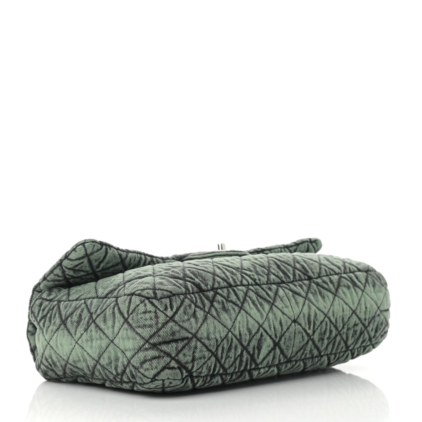 Denim Quilted Denimpression Flap Green Black