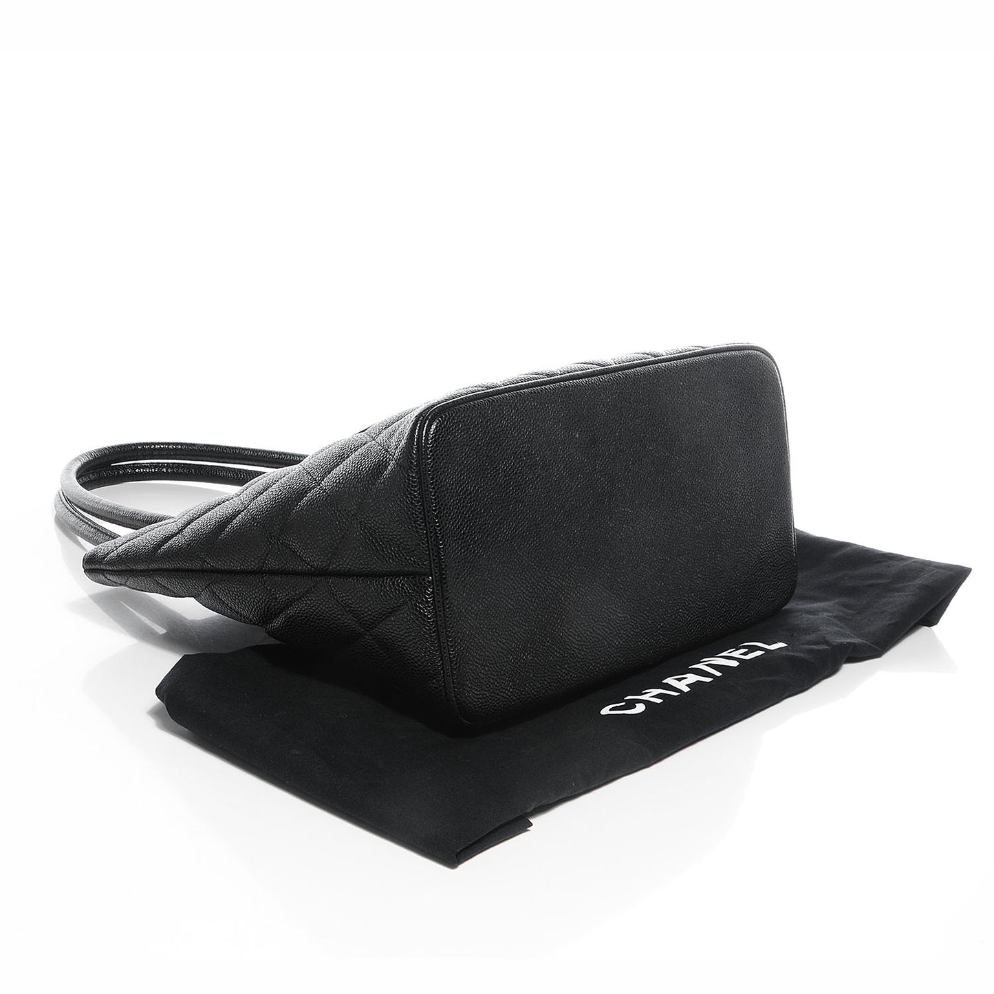Caviar Medallion Tote Black