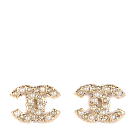 Chanel Pearl CC Earrings Gold 1 of 5