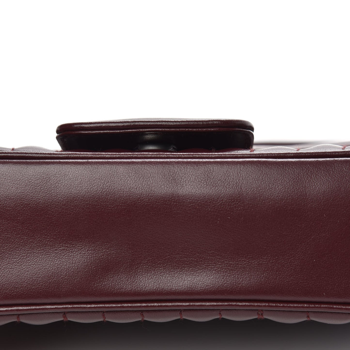 Soft Calfskin Impunture Diagramme Small Chain Flap Shoulder Bag Granato