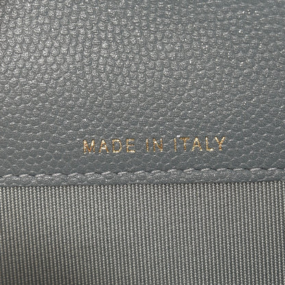 Chanel Iridescent Caviar Quilted Card Holder Light Blue 7 of 9