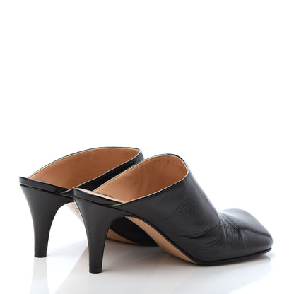 Bottega Veneta Laville Calfskin Bloc Mules 38 Black 4 of 7