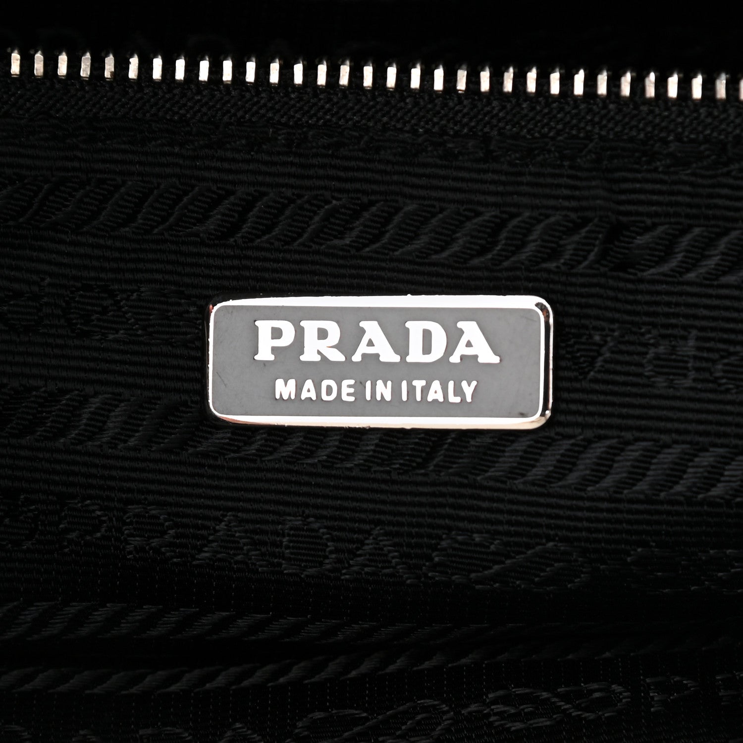Prada Tessuto Nylon Saffiano Hobo Black 6 of 10
