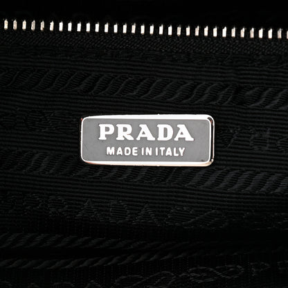 Prada Tessuto Nylon Saffiano Hobo Black 6 of 10