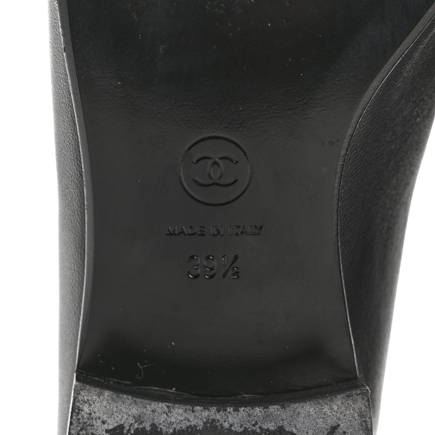 Chanel Lambskin Quilted Boy Loafers 39.5 Black 7 of 11