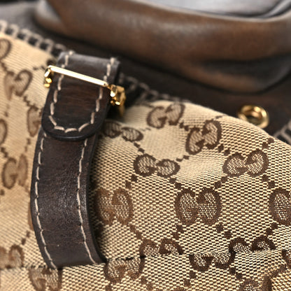 Gucci Monogram Medium Darwin Convertible Backpack Brown 8 of 10